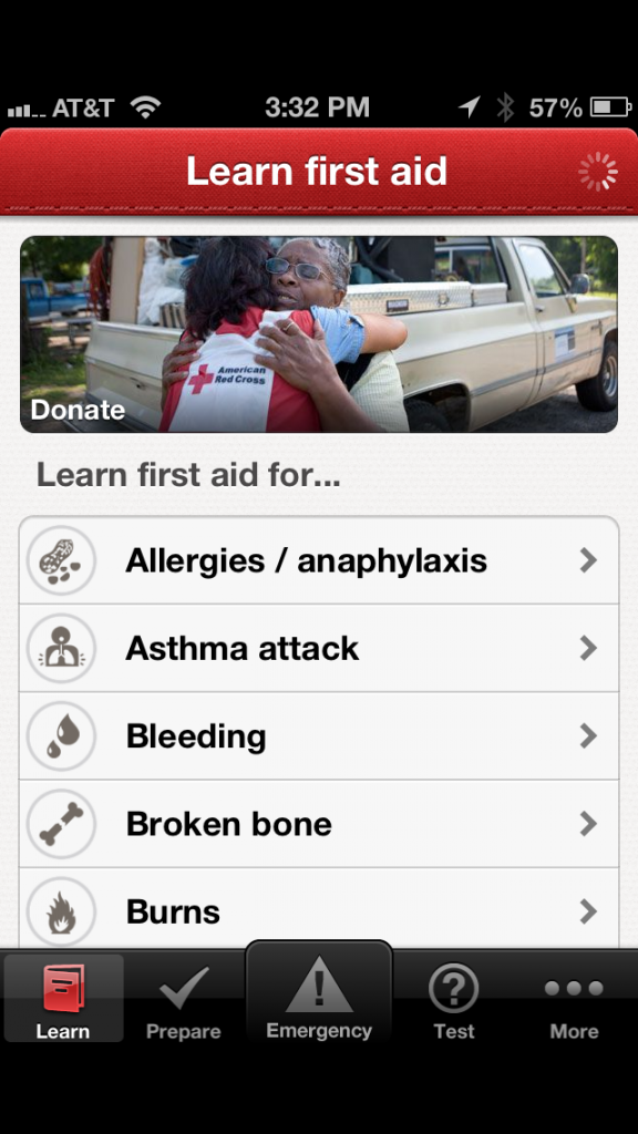 First Aid - American Red Cross